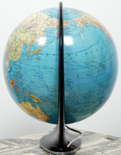 Art Deco Style Globe by Columbus, 1950s