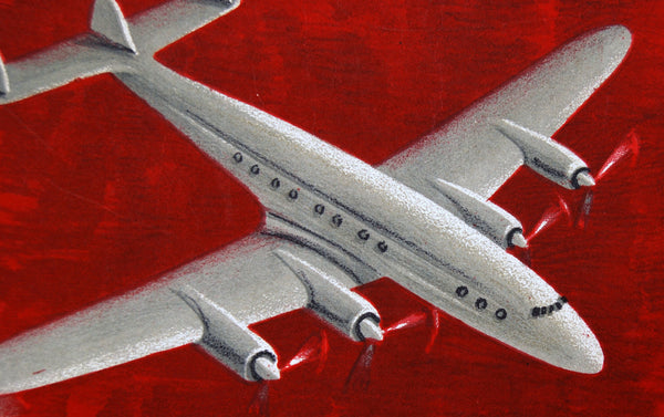 Original Air France Poster For The Orient Extreme-Orient 1947