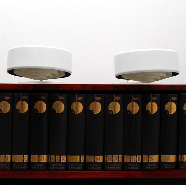 Rare Pair of Atelje Lyktan Bookcase Lights, 1960s