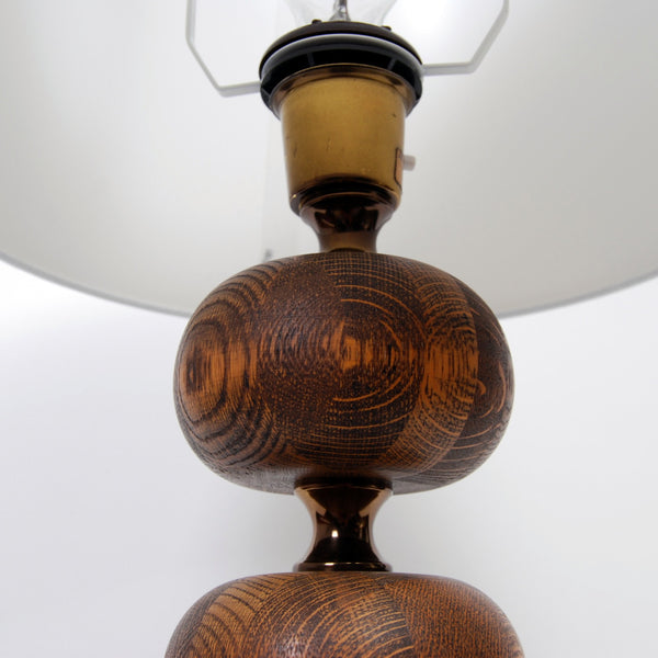 Wenge Wood Table Lamp by Henrik Blomqvist for Stilarmatur